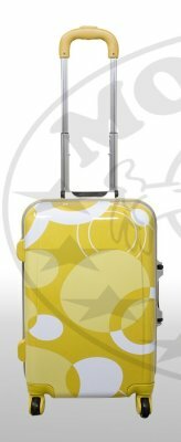 Чемодан Monopol Bubbles жёлтый Mini