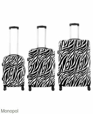 Набор чемоданов Monopol Zebra (3 шт)