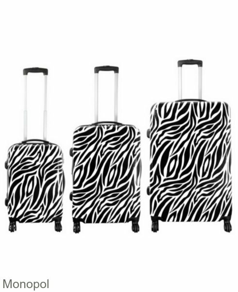Набор чемоданов Monopol Zebra (3 шт)