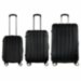 Набор чемоданов Monopol Vigo чёрный (3 шт)