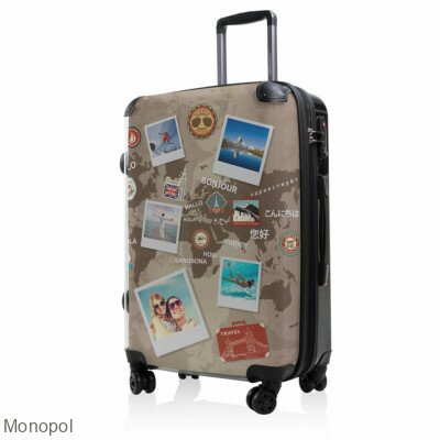 Чемодан Hauptstadtkoffer BLNBAG World Polaroid Braun Средний