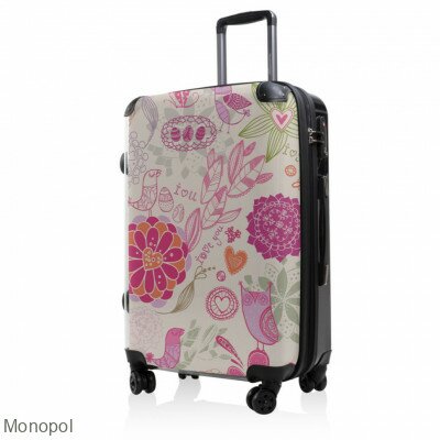 Чемодан Hauptstadtkoffer BLNBAG Bird Love Pink Средний
