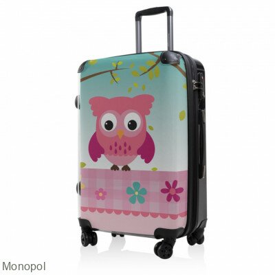 Чемодан Hauptstadtkoffer BLNBAG Eule Pink Средний